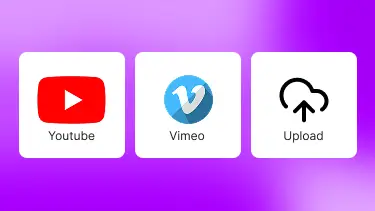 Embed video from YouTube or Vimeo in your course